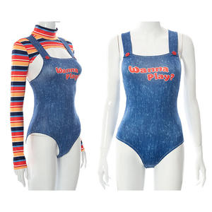 Pop bébé dos Cos Sexy combinaison <span class=keywords><strong>Chucky</strong></span> <span class=keywords><strong>femme</strong></span> Cosplay scène Costume - Product Image 6