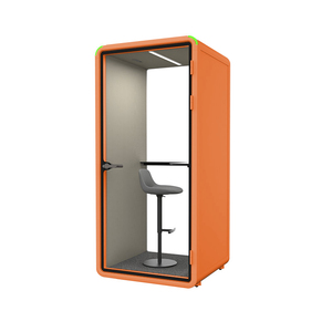 Cabine de bureau ergonomique individuelle insonorisée, cabine acoustique pour appels privés et travail - Product Image 5
