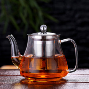 Heat Resistant Glass Teapot With Lid Kettle For Brewing <b>Tea</b> Herbal <b>Tea</b> <b>Set</b> Afternoon <b>Tea</b> Use - Product Image 1