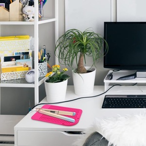 Tapis de protection en silicone résistant à la chaleur, portable, pour fer à repasser, lisseur et autres outils chauffants, grande taille, vente en gros, nouveauté - Product Image 5