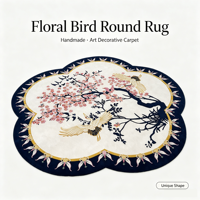 Factory Price Rugs Tufted Hand Tufted Wool Tencel Bamboo Silk Area Rug Hand Tufted Carpet