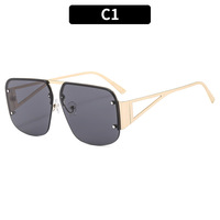 Nouveauté 2026 – Lunettes Demi-Cerclées Carrées en Métal Texturé Premium, Légères, Unisexe, Style Européen et Américain, Protection UV400, Tendance Influenceur