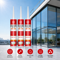 Sellador de Silicona Estructural SR-100, Sellador de Silicona para Acristalamientos, Sellador de Silicona Estructural de Curado Neutro
