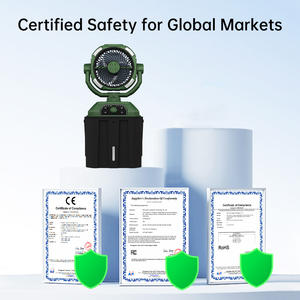 Le ventilateur de camping de 6 litres est certifié CE/FCC/ROHS par Dongguan Factory. Un fournisseur en vrac pour les magasins <span class=keywords><strong>Amazon</strong></span>/TikTok. - Product Image 6