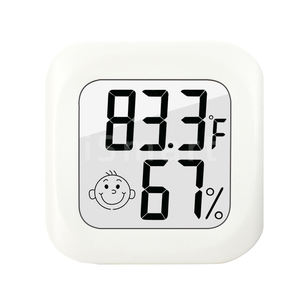 ミニLCDデジタル湿度計温度計屋内/屋外温度湿度計ホームツールセンサーOEM/DOM対応プラスチック - Product Image 1