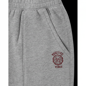 กางเกงวิ่งผ้าฟลีซสีดำพรีเมี่ยมสำหรับผู้หญิงลาย Sugar & Jade - Product Image 1