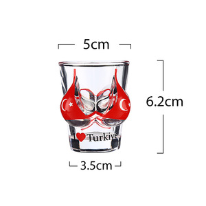 Commercio all'ingrosso personalizzato logo stampato Bahamas Colombia <span class=keywords><strong>turchia</strong></span> <span class=keywords><strong>souvenir</strong></span> turistici bikini portatile bicchieri di vino bicchiere di vino - Product Image 4