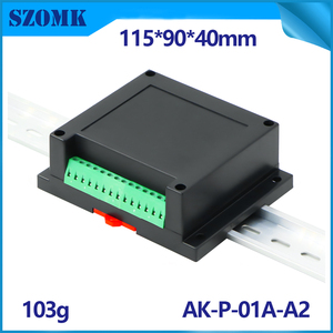 Szomk ak-p-series PCB Din Rail khối thiết bị đầu cuối tiếp sức cung cấp điện nhựa PLC Din Rail bao vây hộp cho dự án điện tử - Product Image 5