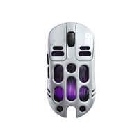 Ratón para Juegos MODORWY, Diseño Ligero y Hueco, Sensor PAW3311 de 8000DPI, 70g, 3 Modos, Recargable, RGB, para Laptop y PC