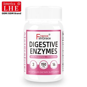 Suplemento Premium de Enzimas Digestivas, 60 Cápsulas con Múltiples Enzimas, Promueve la Función Digestiva, Cápsulas de Enzimas Digestivas - Product Image 1