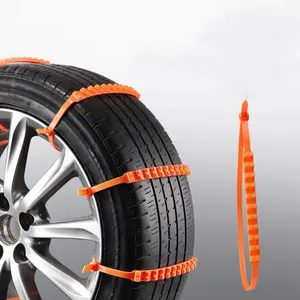 Car Universal Mini Plastic Winter Tyres wheels Snow Chains Truck Cheap Price Anti-skid Straps