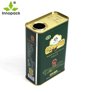 Usine vide directement vente 0,5 L 1L 2L 3L 4L <span class=keywords><strong>5L</strong></span> boîte carrée imprimée huile d'olive <span class=keywords><strong>alimentaire</strong></span> peut peindre des boîtes de conserve en gros avec couvercles - Product Image 6