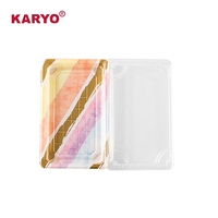 1107 assiettes alimentaires en plastique jetables personnalisées plateaux à sushi conteneur japonais boîte à emporter pour emballage de saumon
