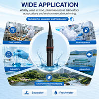 Capteur d'eau 3-en-1 sans fil LoRaWAN 4G pour pH, oxygène dissous et température, avec système de flotteur pour l'aquaculture intelligente IoT