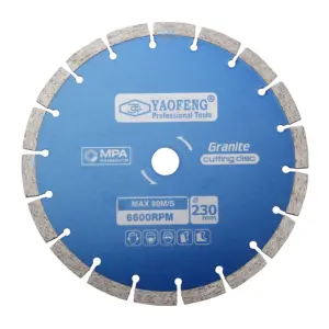 China manufacturer 9inch 230mm diamond saw blade cutting disc for concrete marble granite
