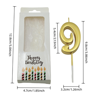 <span class=keywords><strong>Velas</strong></span> Numéricas Metálicas Doradas al por Mayor, Forma <span class=keywords><strong>de</strong></span> 0-9, Caja Individual, <span class=keywords><strong>Velas</strong></span> <span class=keywords><strong>de</strong></span> <span class=keywords><strong>Cumpleaños</strong></span> para Decoración <span class=keywords><strong>de</strong></span> Pasteles - Product Image 6