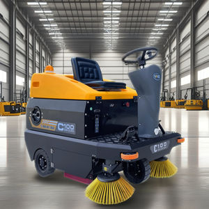 C100 Industriële Batterij Aangedreven Vloer Rijden Veegmachine Te Koop - Product Image 2