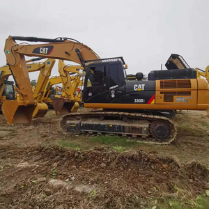 Excavadora de cadenas Caterpillar 330D 330DL de 30t con cazo para martillo hidráulico, maquinaria de construcción - Product Image 3