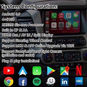 Interface vidéo multimédia Android Carplay Lsailt pour <span class=keywords><strong>Chevrolet</strong></span> Tahoe GMC 2014-2020, système Mylink 2015 - Product Image 5