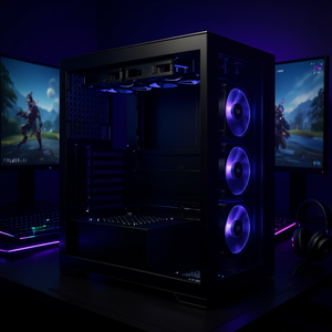 Otras cajas de PC para juegos de media torre ATX con ventana lateral y 2 ventiladores de 120 mm para jugadores - Product Image 2