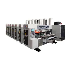 Zhuori Manufacturing High 6-color flexible printing machine with a speed of 260pcs/min paper box flexible printing machine