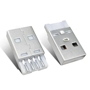 Diskon besar-besaran 2024 5v 1000 buah konektor solder wanita usb Tipe A adapter usb konektor A