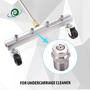 Boquilla de pulverización plana de acero inoxidable de 4000 PSI para hidrolavadora, herramientas de limpieza de coches de 1/4 de pulgada para limpieza de superficies de hormigón - Product Image 6