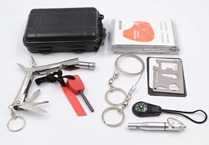 <span class=keywords><strong>Kit</strong></span> de equipo de supervivencia de emergencia barato de suministro de fábrica, silbato de supervivencia al aire libre, alicates multifuncionales, <span class=keywords><strong>kit</strong></span> de camping ligero - Product Image 5
