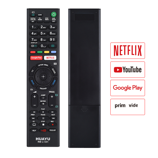 HUAYU RM-L1351 Infrared Smart LCD LED HD 1080P TV Remote Control Universal for All SONY Tvs