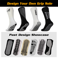 Chaussettes de football haute performance en silicone antidérapantes, chaussettes de compression pour l'entraînement et les matchs, logo personnalisé OEM