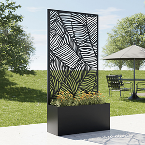 Jardinières de paysage de jardin de <span class=keywords><strong>jardinière</strong></span> de <span class=keywords><strong>terrasse</strong></span> perforée <span class=keywords><strong>extérieure</strong></span> avec panneau d'écran découpé au laser - Product Image 4