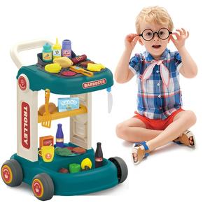 <span class=keywords><strong>Juguete</strong></span> para niños, 43 Uds., juego <span class=keywords><strong>de</strong></span> carrito <span class=keywords><strong>de</strong></span> vajilla con mini modelos <span class=keywords><strong>de</strong></span> comida <span class=keywords><strong>de</strong></span> plástico, barbacoa, gran oferta, regalo <span class=keywords><strong>de</strong></span> Cristo, <span class=keywords><strong>juguete</strong></span> <span class=keywords><strong>de</strong></span> cocina para niños <span class=keywords><strong>de</strong></span> la vida Real - Product Image 1