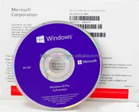 Windows 10 Pro DVD OEM Licence à vie avec autocollant COA Activation en ligne mondiale à 100% 64 bits DSP Win 10 Professionnel