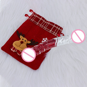 Nuevo consolador de dragón de dos cabezas transparente, vibrador de masturbación femenina real y de cristal, autodefensa para homosexuales - Product Image 5