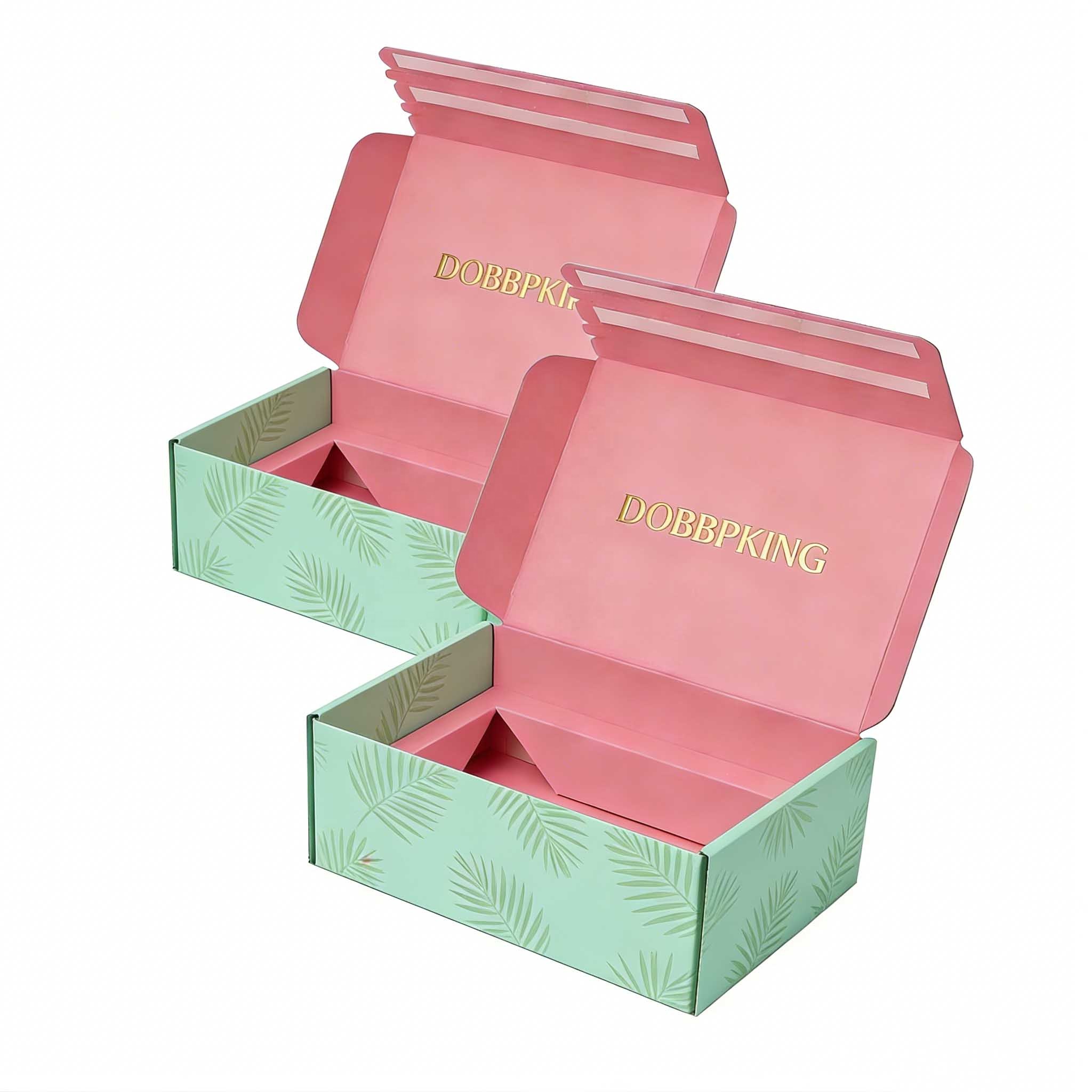 Wholesale Customized Personalized Foldable Corrugated Paper Envelope Packaging Boxes Self Seal Mailer With Tear Strip