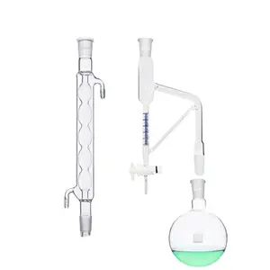 chemistry lab equipment glass distillation glassware