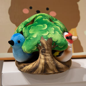 Animal simulé arbre maison jouets éducatifs en peluche nid d'<span class=keywords><strong>oiseau</strong></span> jouets en peluche petit <span class=keywords><strong>oiseau</strong></span> jouets enfants cadeau - Product Image 4