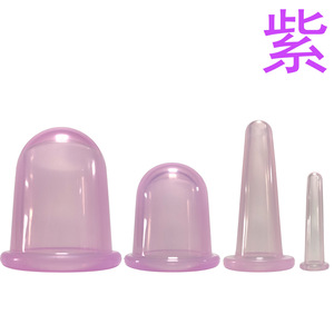 Handliches Anti-Cellulite-Vakuum-Schröpfen-Therapie-Set Silikon-Gesichts <span class=keywords><strong>massage</strong></span> gerät für das Gesichtskörper-Beinhals <span class=keywords><strong>massage</strong></span> werkzeug - Product Image 3