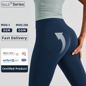 Leggings d'entraînement de Yoga pour femmes, pantalon de sport taille haute sans ligne T, vente en gros