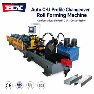Máquina Perfiladora Industrial de <span class=keywords><strong>Perfiles</strong></span> en C de Acero, Cambio Automático, Fabricación Directa, Personalización, Servicio Postventa - Product Image 1