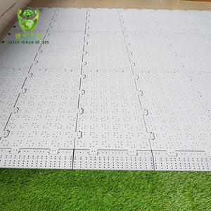 Planche <span class=keywords><strong>de</strong></span> protection <span class=keywords><strong>de</strong></span> gazon en plastique recyclable pour sols événementiels temporaires, plancher <span class=keywords><strong>de</strong></span> tente modulaire portable pour la protection du gazon - Product Image 2