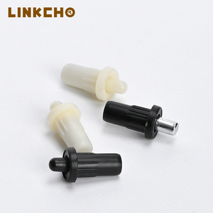 Xoay cửa trượt chốt trục Nickel mạ nhựa đệm mùa xuân chân cao su Tay áo cho tủ bếp cửa Kệ hỗ trợ - Product Image 6