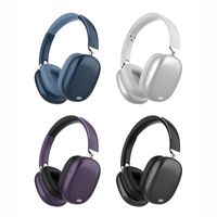 Casque de jeu sans fil supra-auriculaire avec haut-parleurs dynamiques de 40 mm, basses stéréo réelles, étanchéité IPX4, design en cuir et métal, chargement Type-C