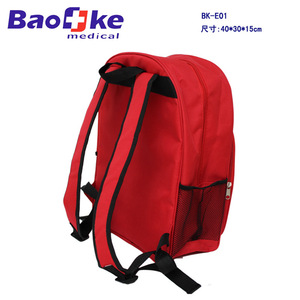 Mochila de Primeros Auxilios para Cuidado de la Salud, 45x30x15cm, Nailon Rojo, Almacenamiento Médico de Emergencia para Exteriores con Correas para Hombros - Product Image 5