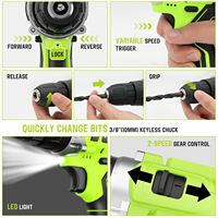 Offre Spéciale – Mini Perceuse Électrique Portable Sans Fil 12V, Double Vitesse, 10MM, pour Bricolage Domestique