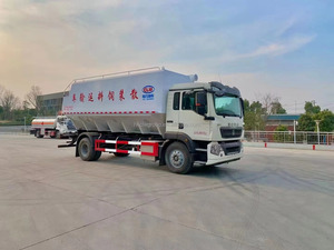 Camion électrique de transport d'aliments pour animaux de 22 mètres cubes avec décharge par vis sans fin pour le transport d'aliments pour porcs et la livraison d'aliments pour volailles en élevage - Product Image 6
