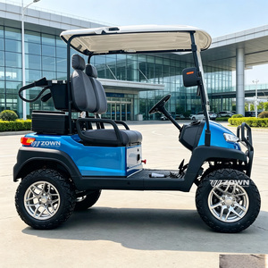 Voiturette de golf électrique 4 places à espace intérieur spacieux, conduite confortable et silencieuse, idéale pour le transport communautaire - Product Image 1
