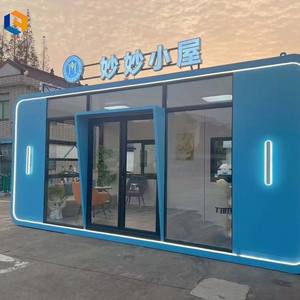 Contenedor Móvil Prefabricado para Almacén, Librería, Oficina de Ventas, Cápsula Espacial Móvil, Casa Contenedor con Estructura de Acero - Product Image 2