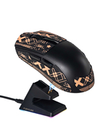 Souris de jeu sans fil G9 PRO Tri-mode avec station de charge RGB, capteur Paw3311, 22000 DPI, légère, rechargeable, ergonomique, pour droitiers