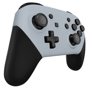 เคสเปลี่ยนอะไหล่ DIY สีเทาสำหรับ Nintendo Switch Pro Controller จาก EXtremeRate รุ่น Gray Front and Back Housing Shell - Product Image 3